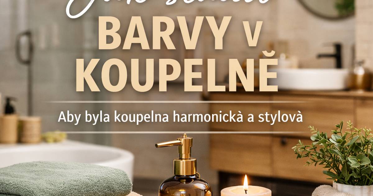 Jak sladit barvy v koupelně
