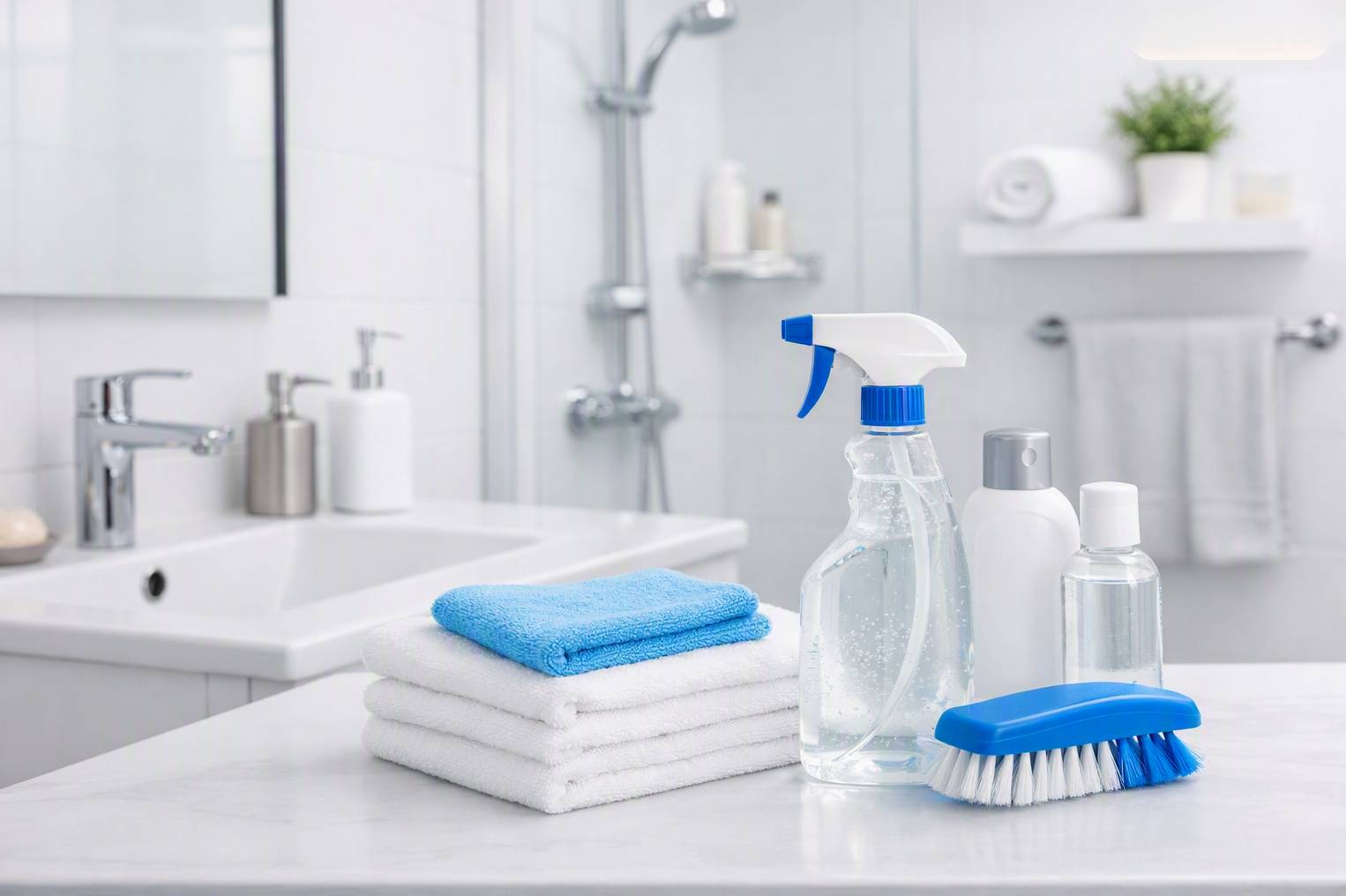 🧼 Jak na snadnou údržbu koupelny – pár minut týdně stačí