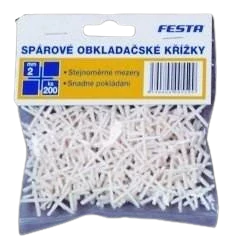 Křížky spárovací, pro obklady a dlažbu 3 mm