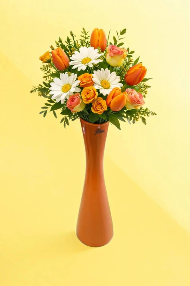 Beauty váza oranžová 37 cm, Paramit