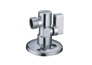 Rohový ventil s filtrem 1/2" x 3/8" - kovová páčka
