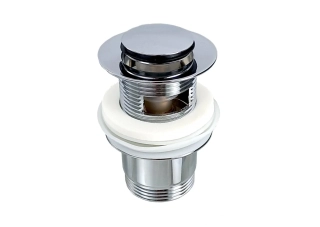 Umyvadlová výpust  KLIK‑KLAK 5/4" – krátká varianta s malou zátkou