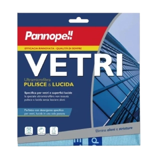 Hadříky EDUREX Pannopell VETRI – mikroutěrka na okna, sklo a zrcadla bez šmouh