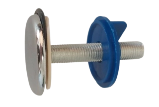 Záslepka otvoru pro baterii 50 mm – chromová krytka k umyvadlu