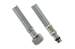 Nerezová flexi hadice F3/8xM10/ (M8) – krátký nástavec pro připojení baterií