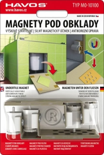 Magnety pod obklad-výškově stavitelné – sada 4 ks pro přesné usazení