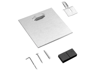 Věšák na uchycení zrcadla samolepící 10×10 cm – rychlé a pevné uchycení bez vrtání